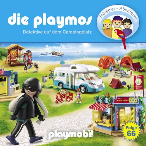 Cover von Die Playmos - Das Original Playmobil Hörspiel - Folge 66 - Detektive auf dem Campingplatz