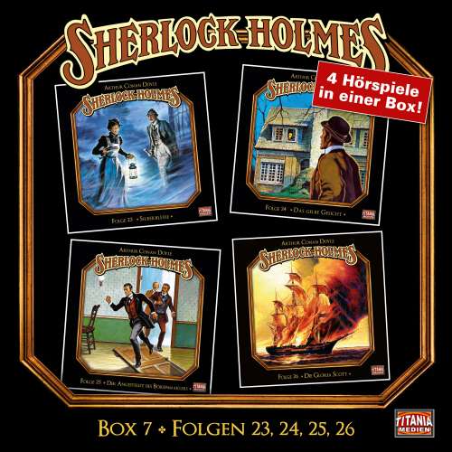 Cover von Sherlock Holmes - Box 7 - Folgen 23, 24, 25, 26