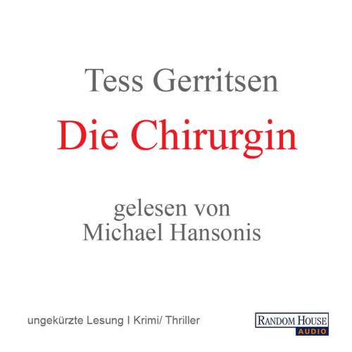 Cover von Tess Gerritsen - Rizzoli-&-Isles-Thriller - Folge 1 - Die Chirurgin