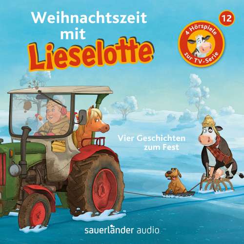 Cover von Lieselotte Filmhörspiele - Folge 12 - Weihnachtszeit mit Lieselotte (Vier Hörspiele)