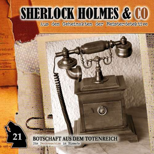 Cover von Patrick Holtheuer - Sherlock Holmes & Co - Folge 21 - Botschaft aus dem Totenreich