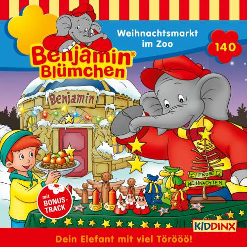 Cover von Benjamin Blümchen - Folge 140 - Weihnachtsmarkt im Zoo
