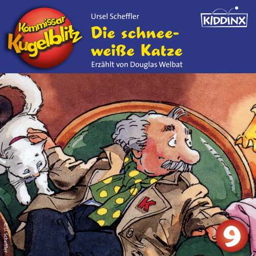 Cover von Ursel Scheffler - Kommissar Kugelblitz - Folge 9 - Die schneeweiße Katze