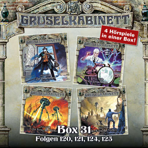 Cover von Gruselkabinett - Box 31 - Folgen 120, 121, 124, 125