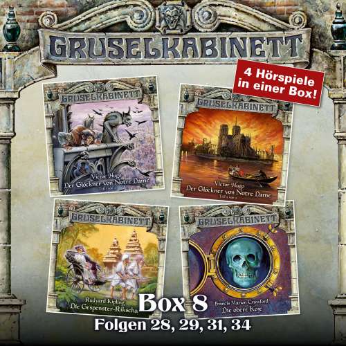 Cover von Gruselkabinett - Box 8 - Folgen 28, 29, 31, 34