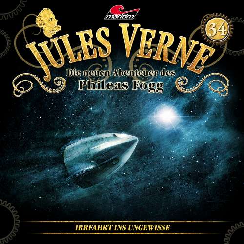 Cover von Jules Verne - Folge 34 - Irrfahrt ins Ungewisse