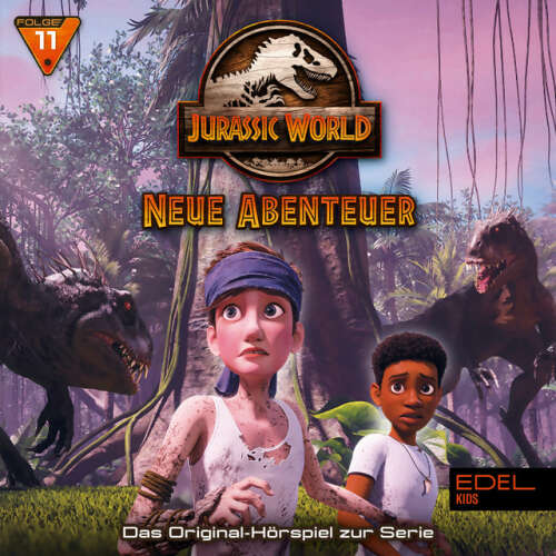Cover von Jurassic World - Neue Abenteuer - Folge 11: Im Auge des Sturms / Langenstreckenlauf (Das Original-Hörspiel zur TV-Serie)