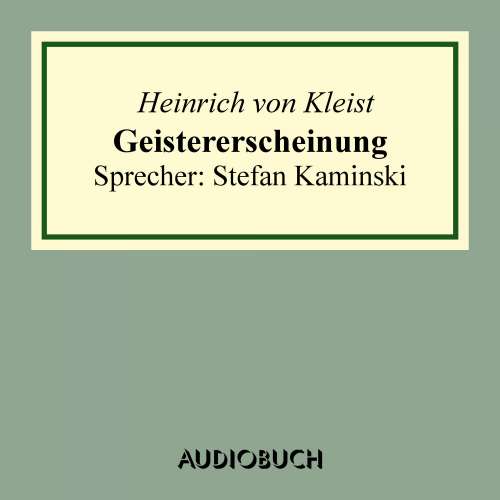 Cover von Heinrich von Kleist - Geistererscheinung