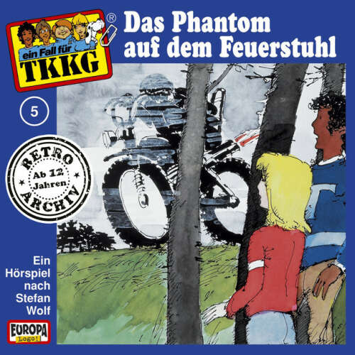Cover von TKKG Retro-Archiv - 005/Das Phantom auf dem Feuerstuhl