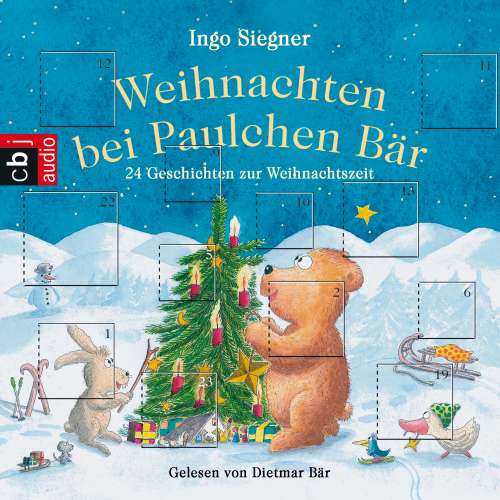 Cover von Ingo Siegner - Weihnachten bei Paulchen Bär - 24 Geschichten zur Weihnachtszeit (Ungekürzt)