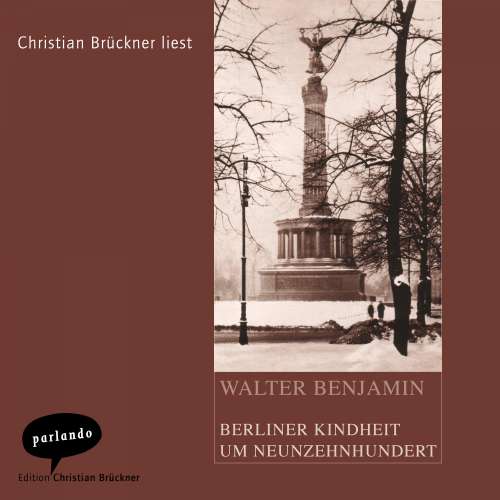 Cover von Walter Benjamin - Berliner Kindheit um Neunzehnhundert