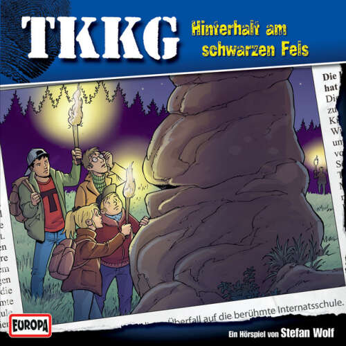 Cover von TKKG - 145/Hinterhalt am schwarzen Fels