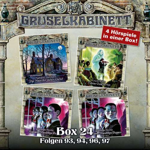 Cover von Gruselkabinett - Box 24 - Folgen 93, 94, 96, 97