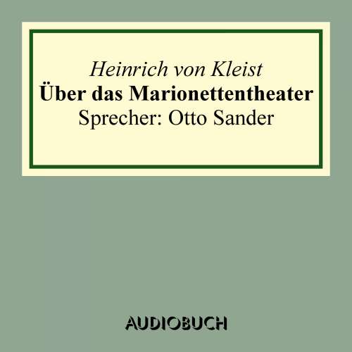 Cover von Heinrich von Kleist - Über das Marionettentheater