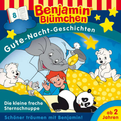 Cover von Benjamin Blümchen - Gute Nacht Geschichten - Folge 8: Die kleine freche Sternschnuppe