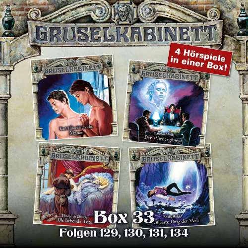 Cover von Gruselkabinett - Box 33 - Folgen 129, 130, 131, 134
