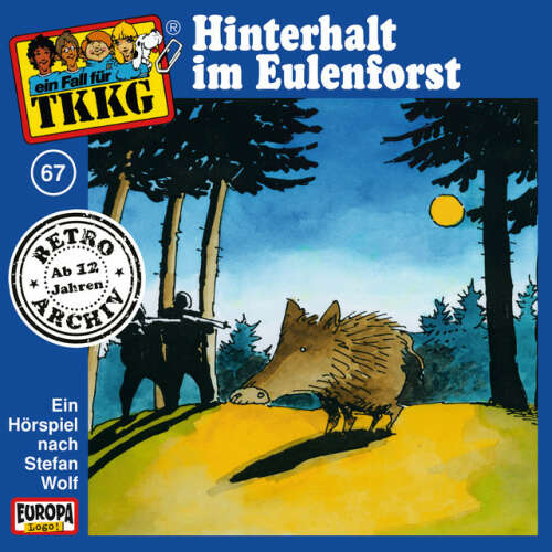 Cover von TKKG Retro-Archiv - 067/Hinterhalt im Eulenforst