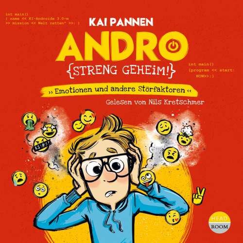 Cover von Kai Pannen - Andro - Band 2 - Andro, streng geheim - Emotionen und andere Störfaktoren
