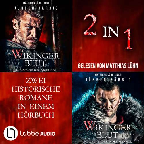 Cover von Jürgen Bärbig - Wikinger-Krieger-Reihe - Sammelband 1 - Wikingerblut - Teil 1-2