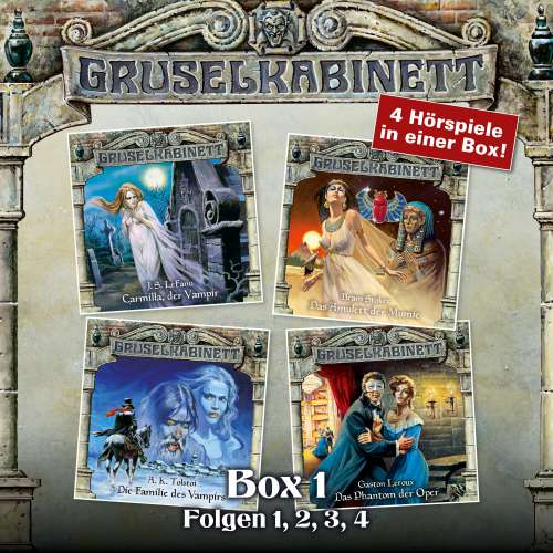 Cover von Gruselkabinett - Box 1 - Folgen 1, 2, 3, 4