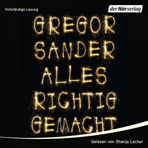 Cover von Gregor Sander - Alles richtig gemacht