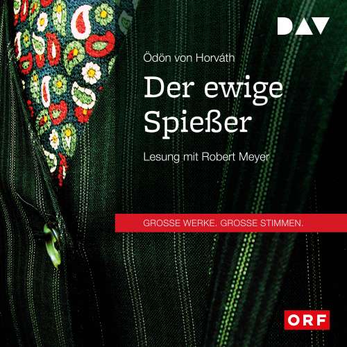 Cover von Ödön von Horváth - Der ewige Spießer
