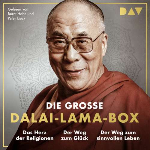 Cover von XIV. Dalai Lama - Die große Dalai-Lama-Box - Das Herz der Religionen, Der Weg zum Glück, Der Weg zum sinnvollen Leben