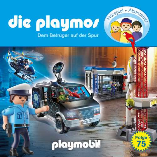 Cover von Die Playmos - Das Original Playmobil Hörspiel - Folge 75 - Dem Betrüger auf der Spur