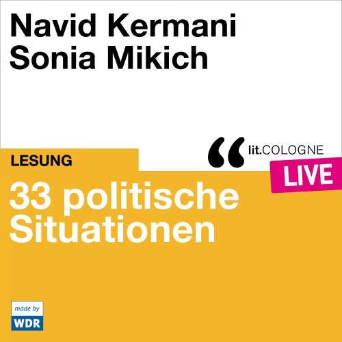 Cover von Navid Kermani - 33 politische Situationen - lit.COLOGNE live
