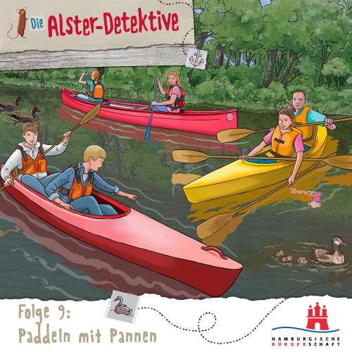 Cover von Die Alster-Detektive - Folge 9 - Paddeln mit Pannen