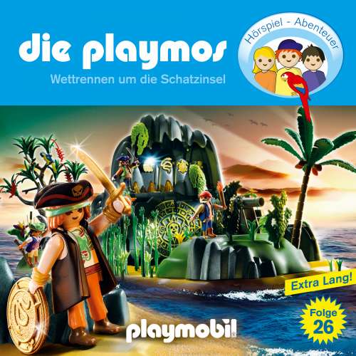 Cover von Die Playmos - Das Original Playmobil Hörspiel - Folge 26 - Wettrennen um die Schatzinsel