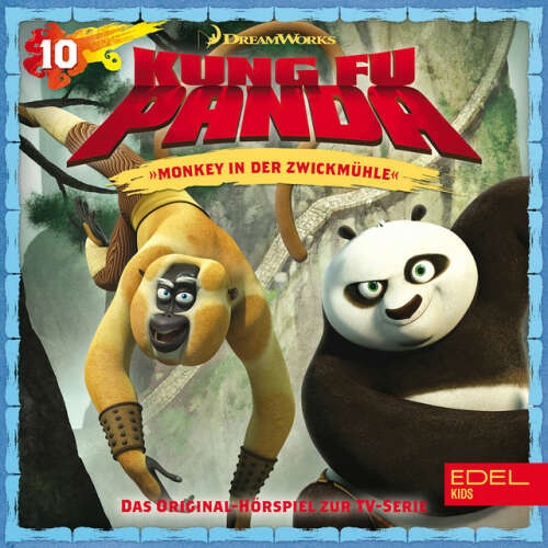 Cover von Kung Fu Panda - Folge 10: Monkey in der Zwickmühle / Meister Ping (Das Original-Hörspiel zur TV-Serie)