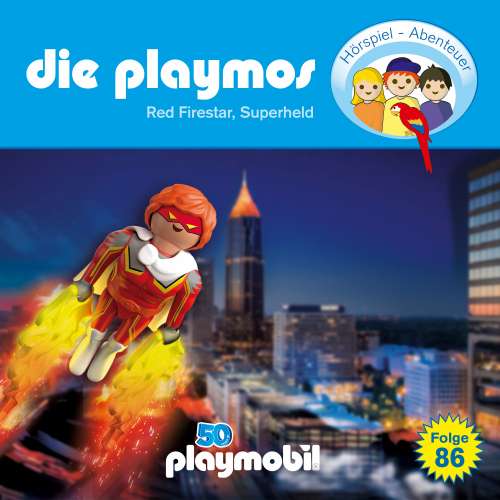 Cover von Die Playmos - Das Original Playmobil Hörspiel - Folge 86 - Red Firestar, Superheld